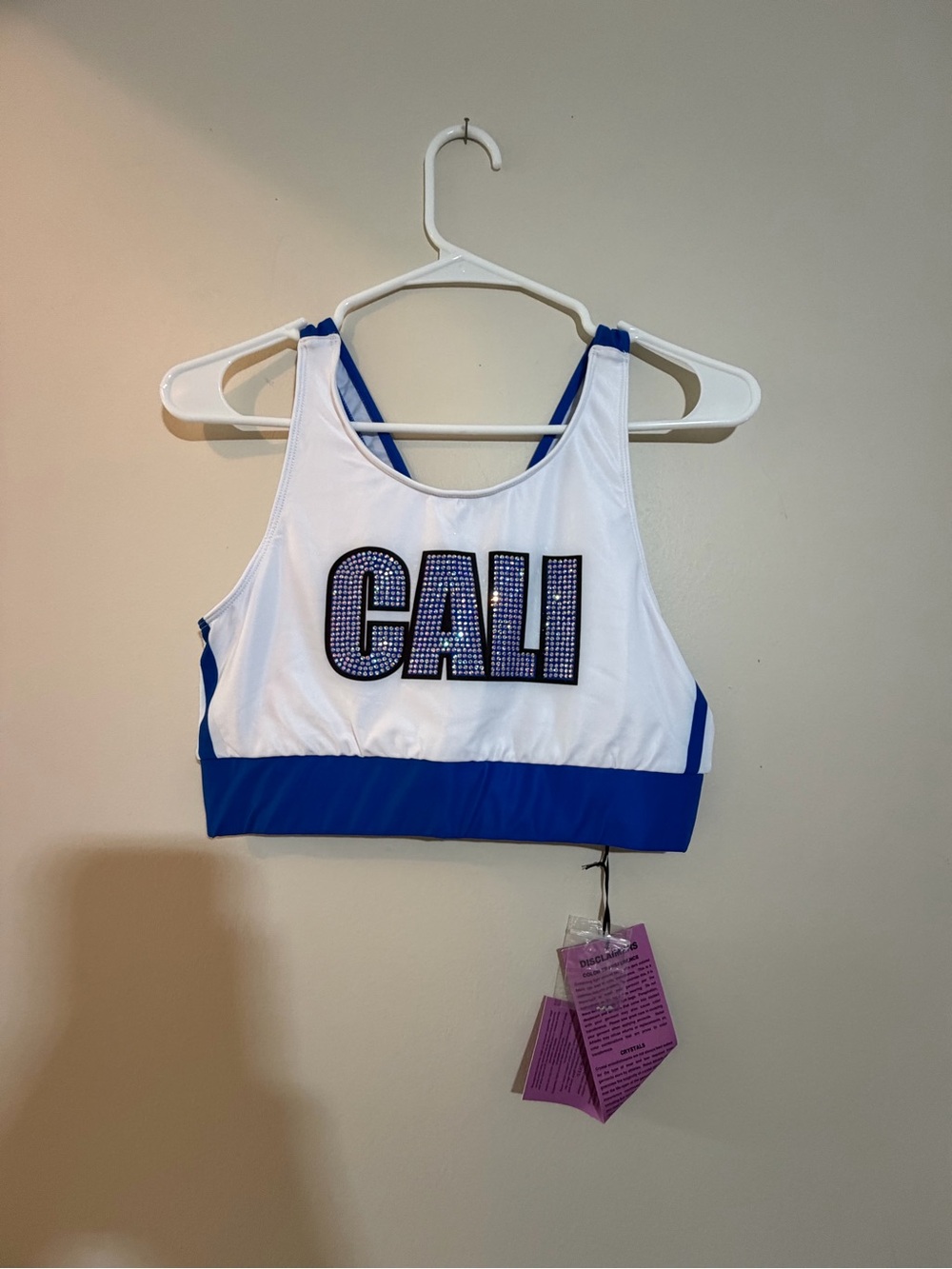 California Allstars Program sports bra!